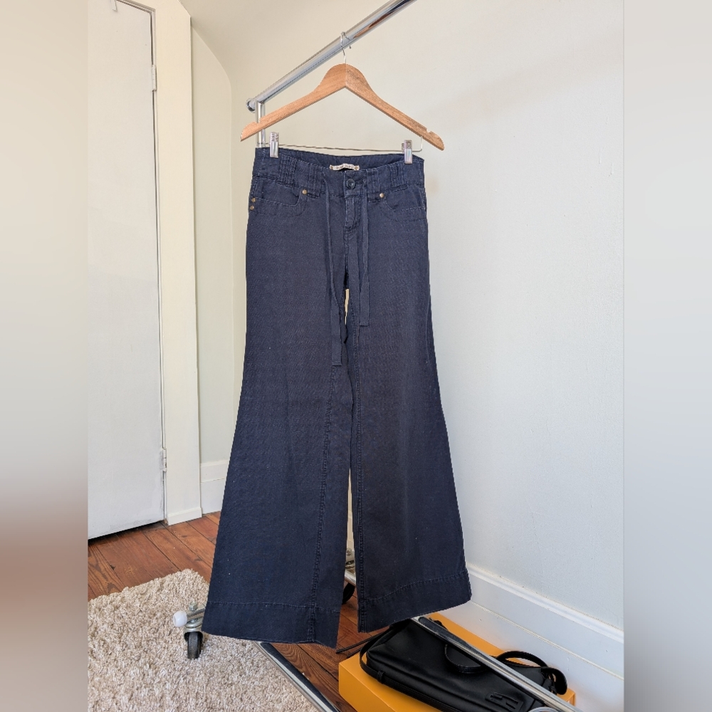 Wide Leg Cotton Pants